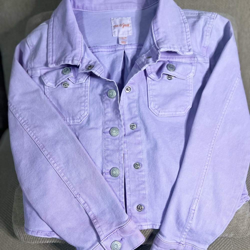 Cat & Jack Light Purple Jean Jacket